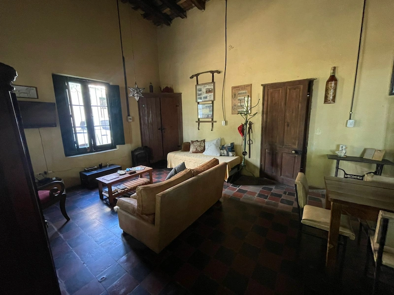 Sala de estar en La Matera